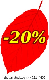 Discount label and sticker, 