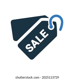Discount, label, tag icon. Simple editable vector design isolated on a white background.