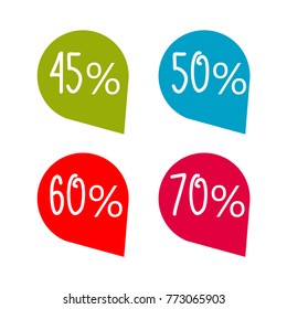 Discount label template