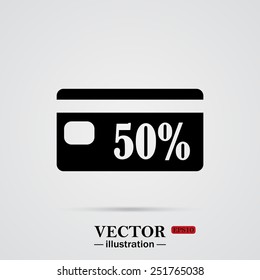 Discount label, vector illustration, EPS 10