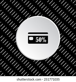 Discount label, vector illustration, EPS 10