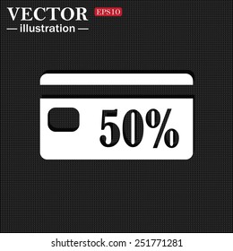 Discount label, vector illustration, EPS 10
