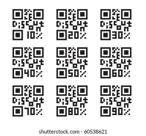 discount of labels with qr codes
