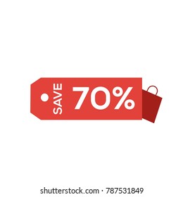 discount labels vector icon