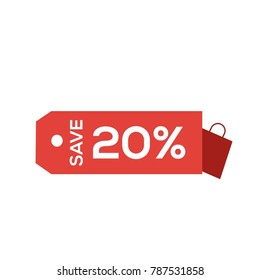 discount labels vector icon
