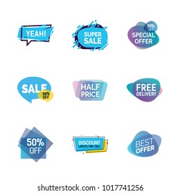 Discount lettering set