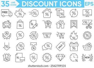 Discount line icons set.Loyalty points, Growth chart and Shopping bags signs.Discounts chat bubbles line icon.Vector and illustrator set.