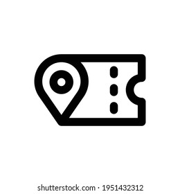 
Discount-Location-Line-Symbol. geeignet für Logo, Illustration usw.