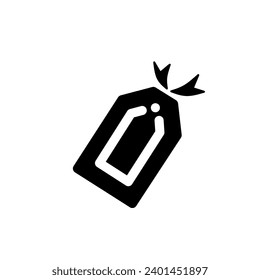 Discount logo: Black icon highlights price reduction. Elegant and effective design, perfect for branding sales and promotions.
