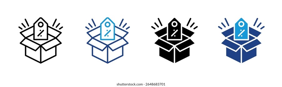 Discount Offer Icon Element For Design