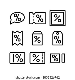 discount offer icon or logo isolated sign symbol vector illustration - Collection of high quality black style vector icons
