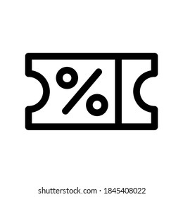 discount offer icon or logo isolated sign symbol vector illustration - high quality black style vector icons
