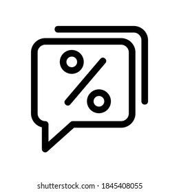 discount offer icon or logo isolated sign symbol vector illustration - high quality black style vector icons
