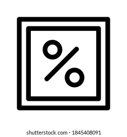 icono de oferta de descuento o logotipo símbolo de signo aislado ilustración vectorial - iconos vectoriales de estilo negro de alta calidad
