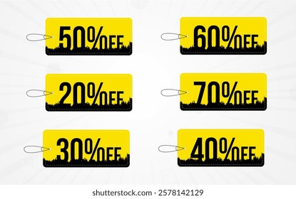 Discount offer label tag,Collection of red sales labe,Flat design sale tag collection,Colorful sales label collection.