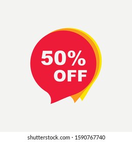 Discount offer price sticker icon isolated on white background. Vector illustration. Eps 10.