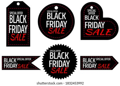 Discount offer sale banners. Best deal price stickers. Black friday special offer tags. Promotion discount banner templates design. Buy offer sticker. Super deal set.