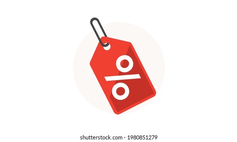Discount offer tag icon. Purchase coupon symbol. Vector isolated illustration
