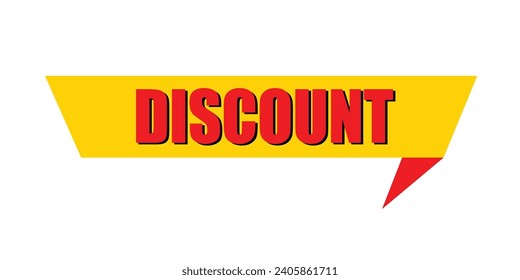 Discount Offer Tag Vector Illustration 