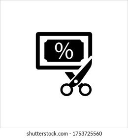 Discount offer vector illustration. Premium quality flat icon in trendy style.
