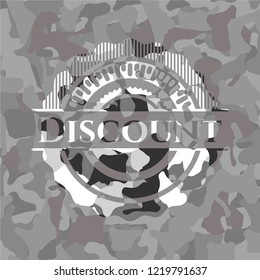 Discount on grey camo texture