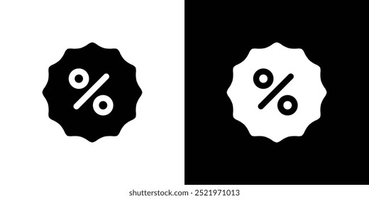 Rabatt auf Verkauf Symbol Set Vektorgrafik