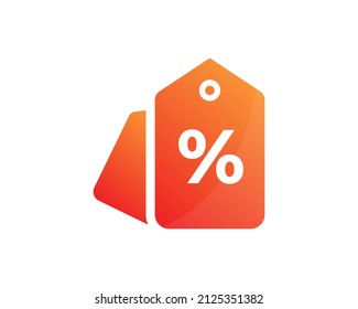 Discount Over Tag Icon Symbol Sale Label