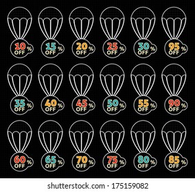 Discount parachute set