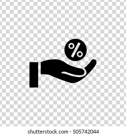 Discount percent icon.