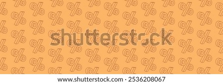 Discount percent pattern seamless for sale background