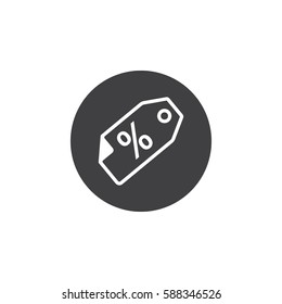 Discount percent tag icon