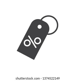 Discount, Price tag icon- Vector editable discount, price tag icon for website and apps.