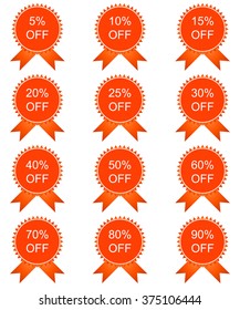 Discount price tags. 