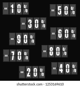 Discount prices vector illustration