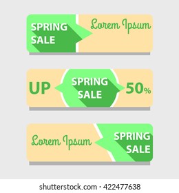 Discount promo label vintage spring version