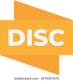 Ilustración plana de Vector de etiqueta de promoción de descuento