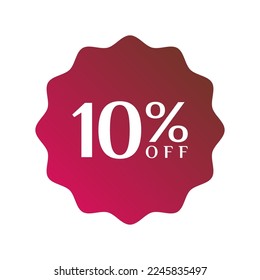 discount promotion label, vector element