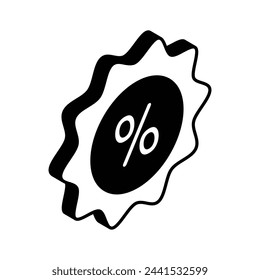 Discount and promotion offer tag vector design, shopping coupon symbol, special offer sign
