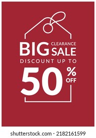 Discount promotion special offer big sale template