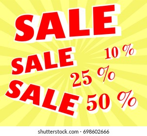 Discount sale announcement