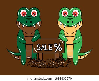 discount sale discount black friday by crocodile
