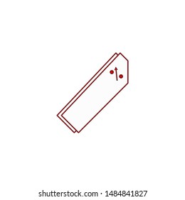 Discount, sale icon on white background