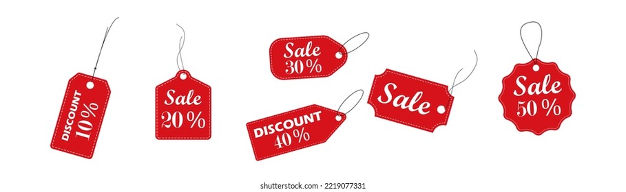 Discount sale icon. Vector illustration.