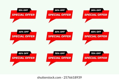 Discount sale labels vector template. Price Drop, big sale, final sale, flash sale background. Discount Promotion marketing poster design for web and Social.