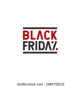 Discount Or Sale Logo Design Label - Black Friday Logo Concept