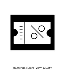 discount sale - minimal line web icon. simple vector illustration. concept for infographic