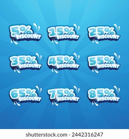 Discount Sale Vector Design Collection