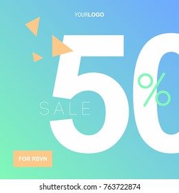 Discount Sale Vector Social Media