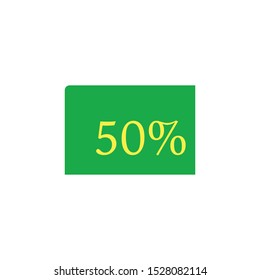 discount or sale vector, symbol, icon or button, price, sell, special offer.