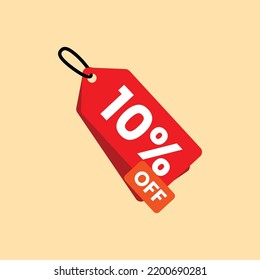 Rabatt. Vektor-Button-Vorlage für Verkaufsanhänger. Preisschild für den Verkauf. Sonderangebot-Symbol. Rabattwerbung. Formular zum Rabatt-Button. Vektordesign. Diskontsymbol